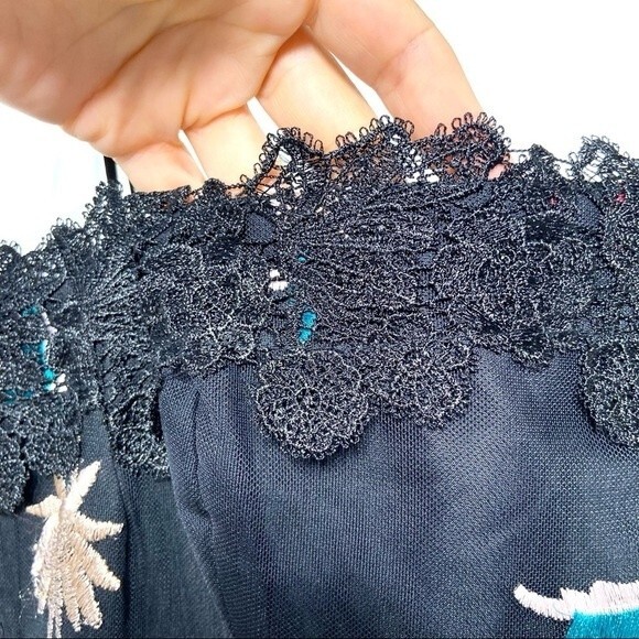 BB Dakota Let's Dance Mesh Embroidered Fairy Grunge Midi Dress 4 NWOT - Picture 6 of 16